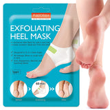 PUREDERM Exfoliating Heel Mask (1 Pair) - foot peeling masks gently remove calluses