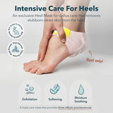 PUREDERM Exfoliating Heel Mask (1 Pair) - foot peeling masks gently remove calluses