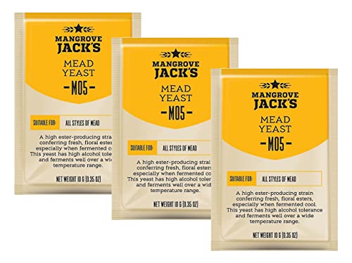 3X Mangrove Jacks Craft Series Mead Yeast M05 (10g)