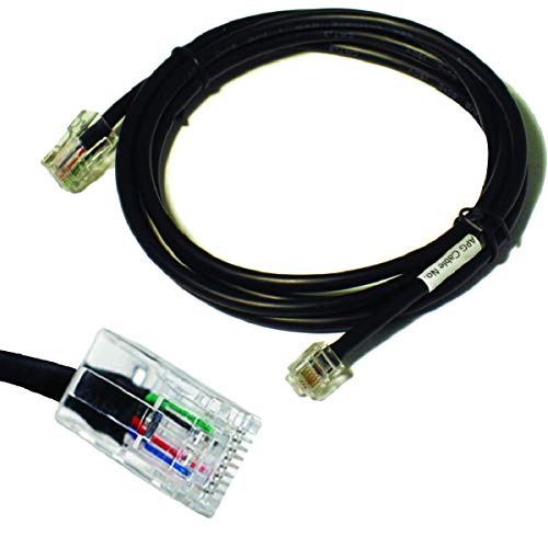 APG Printer Interface Cable | CD-101A | Cable for Cash Drawer to Printer Connection | 1 x RJ-12 Male - 1 x RJ-45 Male | Connects to EPSON and Star Printers   [New]