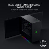 Razer Tomahawk ATX Mid-Tower Gaming Chassis Computer Case RC21-01420100-R3M1 811659039453  [New]