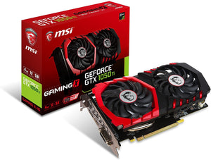 MSI Computer Video Graphic Cards GeForce GTX 1050 TI GAMING X 4G, 4GB 824142152881  [Used]