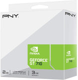 PNY NVIDIA GeForce GT 710 2GB DDR3 VGA/DVI/HDMI PCI-Express Video Card 751492592978  [New]