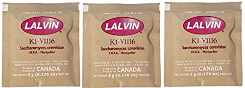 K1-V1116 Saccharomyces cerevisiae 3 (5 g. Pouchs)   [New]