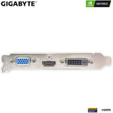 Gigabyte GeForce GT 710 2GB Graphic Cards and Support PCI Express 2.0 X8 Bus Interface. Graphic Cards Gv-N710D5-2Gil 889523019153  [New]