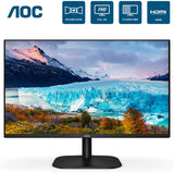 AOC 24B2XH 24" Full HD IPS Monitor, 3-Sided Frameless & Ultra Slim HDMI and VGA inputs, Lowblue Mode, VESA compatible,Black 685417721085  [New]