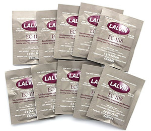 Lalvin Wine Yeast EC-1118 10pk   [New]