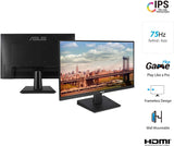 Asus VA24EHE 23.8” Monitor, 1080P, Full HD, IPS, 75Hz, HDMI D-Sub DVI-D 192876451250  [New]