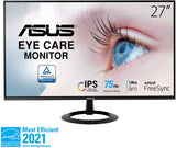 ASUS 27” 1080P Monitor (VZ27EHE) - Full HD IPS 75Hz 1ms Ultra-Slim Frameless 195553101158  [New]