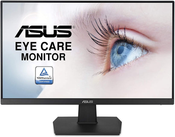 Asus VA24EHE 23.8” Monitor, 1080P, Full HD, IPS, 75Hz, HDMI D-Sub DVI-D 192876451250  [New]