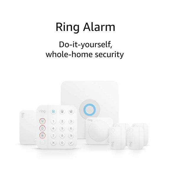 NEW Ring Alarm 8-piece kit (2nd Gen) – home security system – Works with Alexa 842861111262  [New]