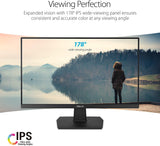 Asus VA24EHE 23.8” Monitor, 1080P, Full HD, IPS, 75Hz, HDMI D-Sub DVI-D 192876451250  [New]