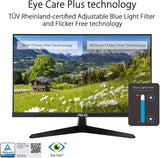 ASUS VY249HE 23.8” Eye Care Monitor, 1080P Full HD, 75Hz, IPS Eye Care Plus, Color Augmentation VESA Wall Mountable 192876912928  [New]