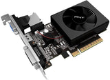 PNY NVIDIA GeForce GT 710 2GB DDR3 VGA/DVI/HDMI PCI-Express Video Card 751492592978  [New]