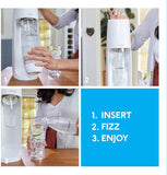 NEW Sodastream Fizzi Sparkling Water Maker (Black) with CO2 and BPA free Bottle 811572026721  [New]