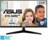 ASUS VY249HE 23.8” Eye Care Monitor, 1080P Full HD, 75Hz, IPS Eye Care Plus, Color Augmentation VESA Wall Mountable 192876912928  [New]