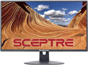 Sceptre E248W-19203R 24" Ultra Thin 75Hz 1080p LED Monitor Build-in Speakers 792343323037  [New]