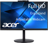 Acer CB272 Dbmiprcx 27" Frameless Monitor Full HD Adjustable Webcam 195133050135  [New]