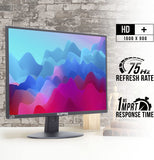 Sceptre 20" 1600x900 75Hz Ultra Thin LED Monitor E205W-16003R 792343320036  [New]