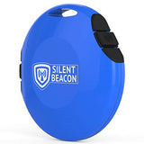 Silent Beacon Panic Button Safety Device: App-Enabled Bluetooth GPS Location Tracker & 2-Way Phone Calls, Speaker & Microphone, Custom Alerts, Rechargeable USB, Key Finder Wearable - NO fees   [New]