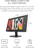 HP V222vb FHD Monitor, 1080p VA Display, 75Hz Refresh Rate, 21.5-inch 195908961673  [New]