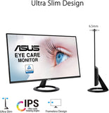 ASUS 27” 1080P Monitor (VZ27EHE) - Full HD IPS 75Hz 1ms Ultra-Slim Frameless 195553101158  [New]