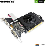 Gigabyte GeForce GT 710 2GB Graphic Cards and Support PCI Express 2.0 X8 Bus Interface. Graphic Cards Gv-N710D5-2Gil 889523019153  [New]