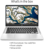 HP Chromebook 14-inch HD Laptop, Intel Celeron N4000, 4 GB RAM, 32 GB eMMC, Chrome (14a-na0070nr, Forest Teal) 194850689215  [New]