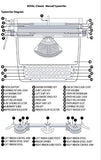 Royal 79119q Classic Manual Typewriter (purple) 022447791198  [New]